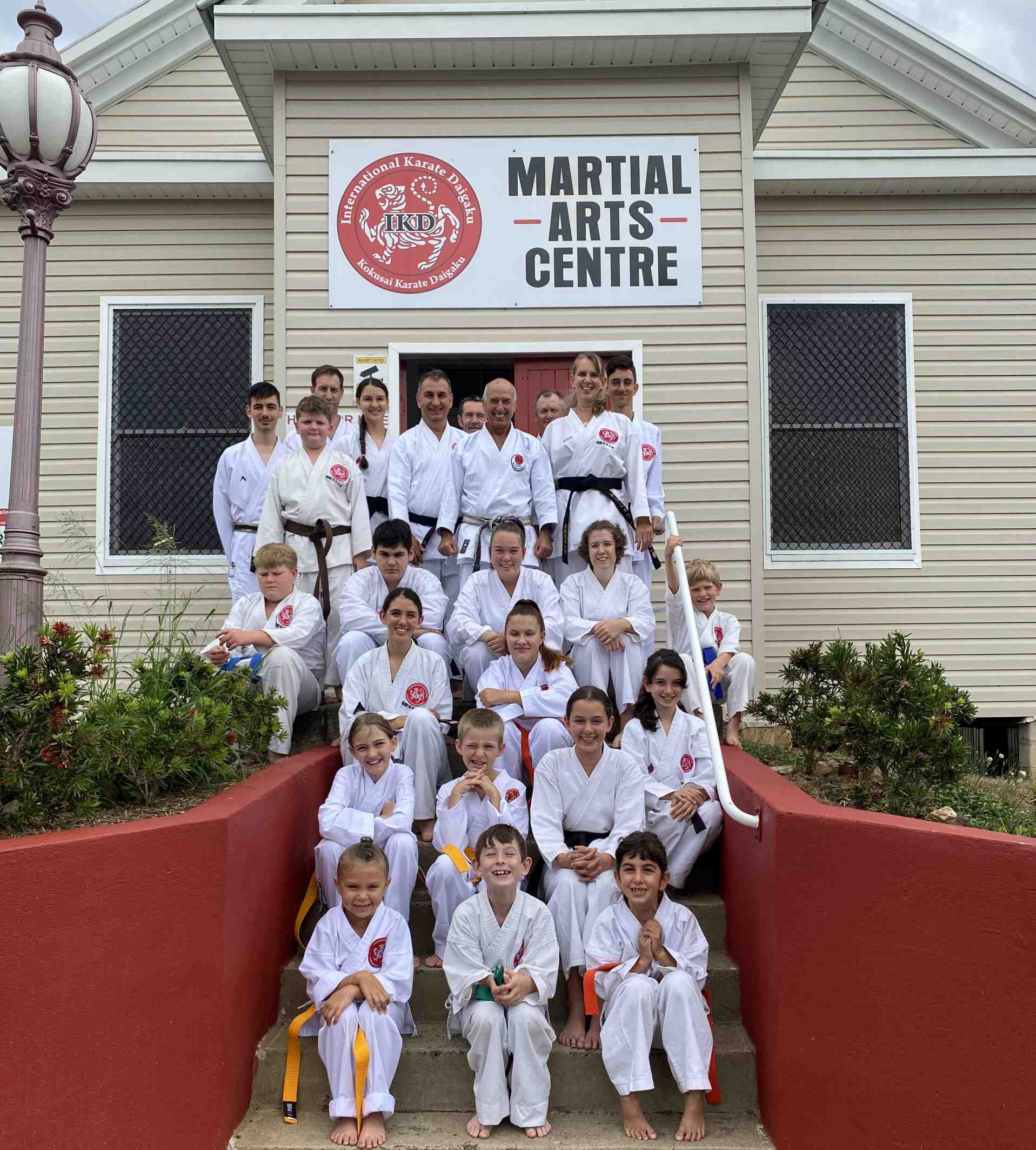 IKD Australia Members in front of Dojo