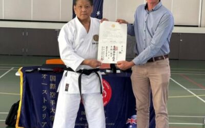 IKD – Australia 2nd Gasshuku 19 November 2022 Opening Ceremony under the guidance of Shuseki Shihan Woon A Tai